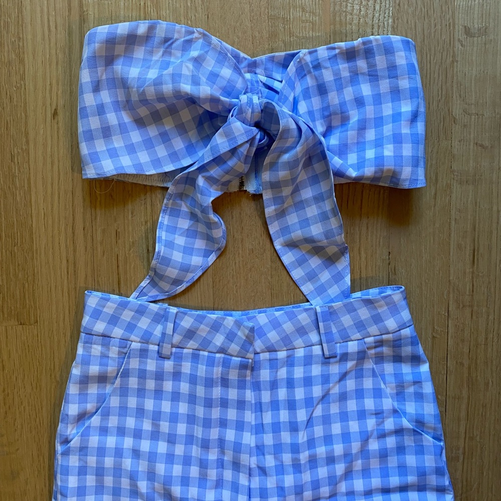 Hello molly gingham too and pant set